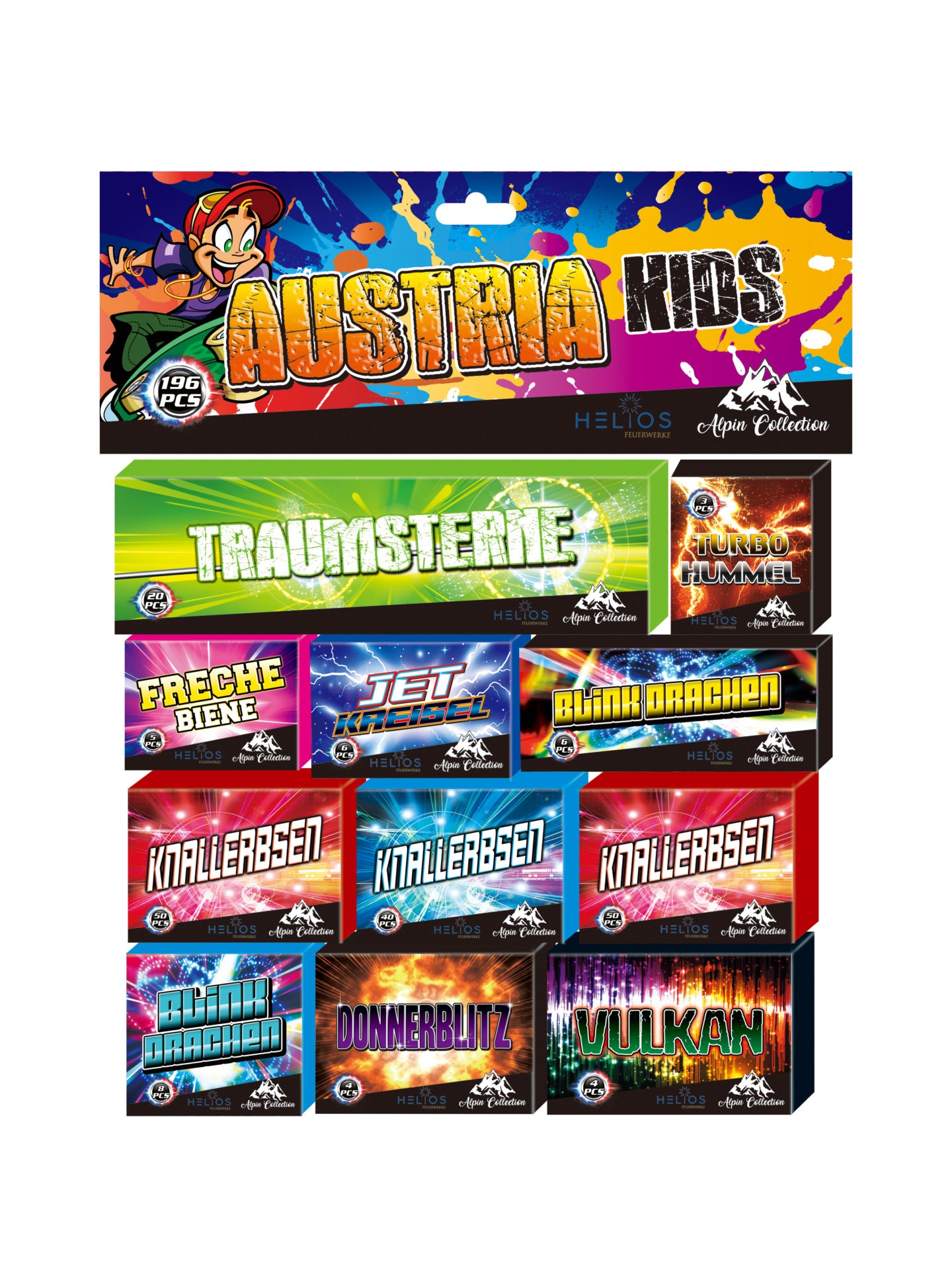 Helios Kinderset "Austria Kids" 196-Teile (F1)