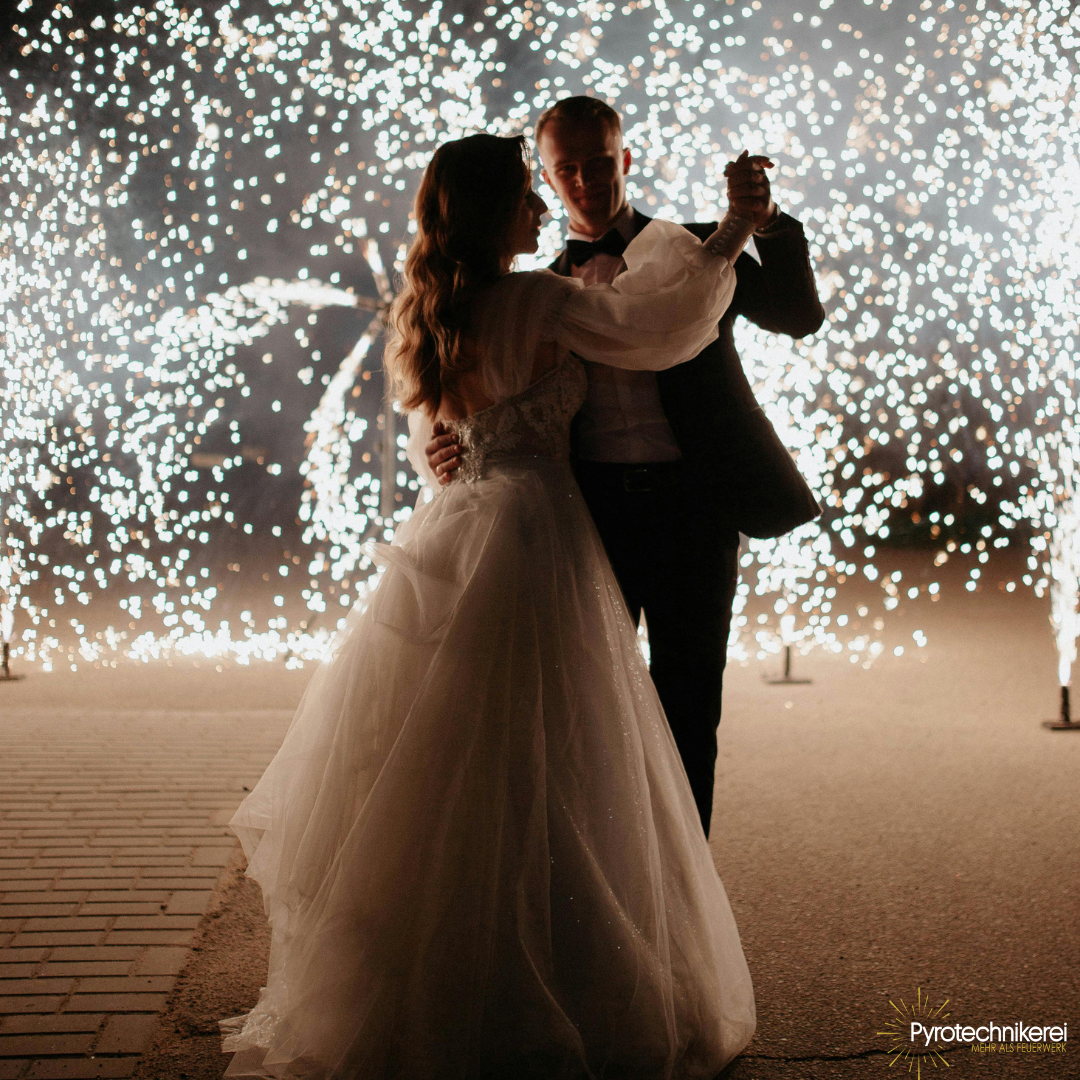 Bodenfeuerwerk Hochzeit