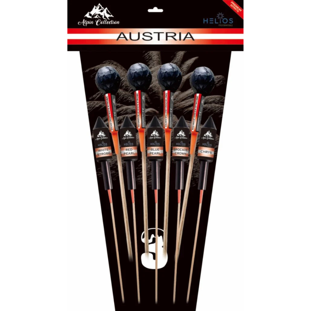 Raketenset „Austria three“