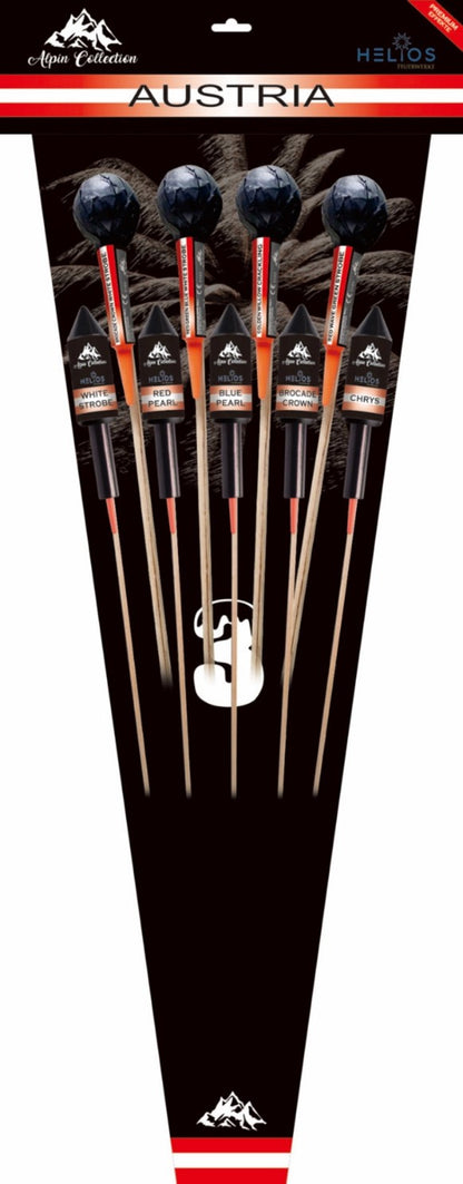 Raketenset „Austria three“