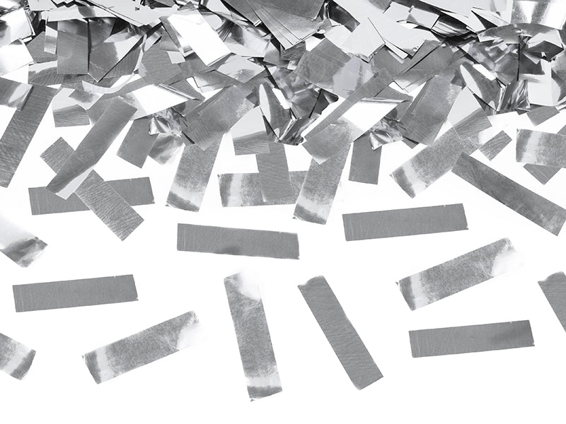 Konfettikanone, silber, 40cm