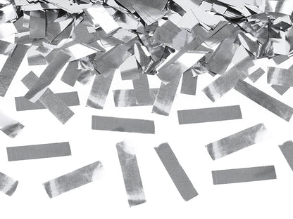 Konfettikanone, silber, 40cm