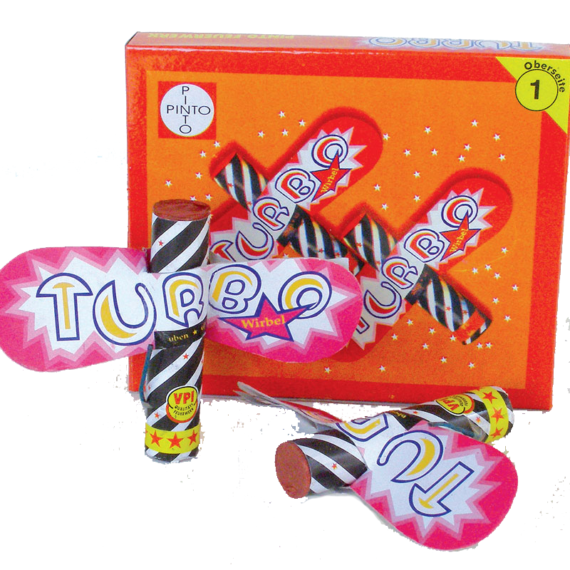 zwei Pinto Turbo Flyer Box mit Verpackung