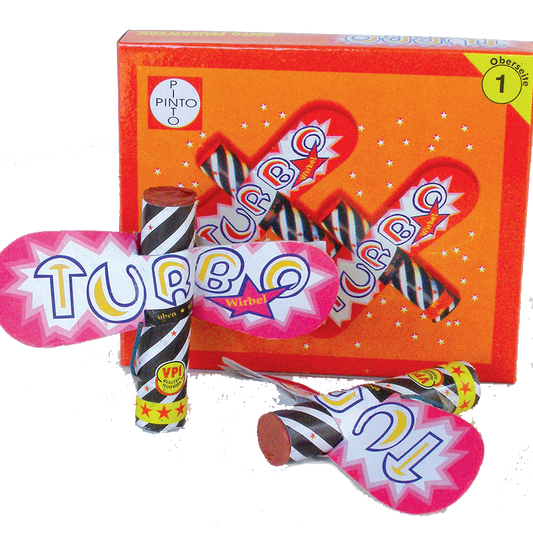 zwei Pinto Turbo Flyer Box mit Verpackung