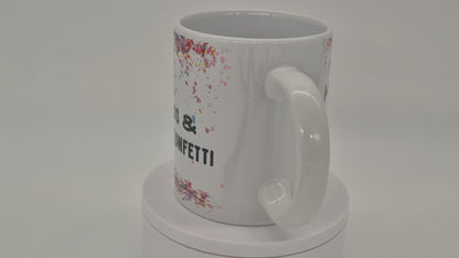 Tasse "Kaffee, Chaos, Konfetti"